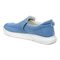 Vionic Seaview Men's Casual Slip-on Shoe with Arch Support - Vallarta Blue - Back angle