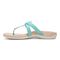 Vionic Karley Womens Slide Sandals - Aqua - Left Side
