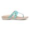 Vionic Karley Womens Slide Sandals - Aqua - Right side