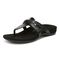 Vionic Karley Womens Slide Sandals - Black - Left angle