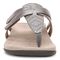 Vionic Karley Women's Orthotic Support Comfort Sandals - Silver - Front