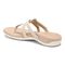 Vionic Karley Womens Slide Sandals - Cream - Back angle