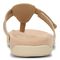 Vionic Karley Women's Orthotic Support Comfort Sandals - Gold - Back