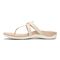 Vionic Karley Womens Slide Sandals - Cream - Left Side