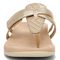 Vionic Karley Women's Orthotic Support Comfort Sandals - Gold - Front