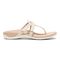 Vionic Karley Womens Slide Sandals - Cream - Right side