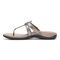 Vionic Karley Women's Orthotic Support Comfort Sandals - Silver - Left Side