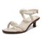 Vionic Angelica Womens Quarter/Ankle/T-Strap Sandals - Cream - Left angle