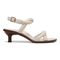 Vionic Angelica Womens Quarter/Ankle/T-Strap Sandals - Cream - Right side