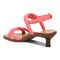 Vionic Angelica Womens Quarter/Ankle/T-Strap Sandals - Shell Pink - Back angle