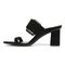 Vionic Brookell Womens Slide Sandals - Black Suede - Left Side