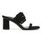 Vionic Brookell Womens Slide Sandals - Black Suede - Right side