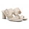 Vionic Brookell Women's Heeled Slide Sandals - Cream - Pair