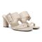 Vionic Brookell Women's Heeled Slide Sandals - Cream - Pair