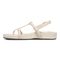Vionic Adley Womens Quarter/Ankle/T-Strap Sandals - Cream - Left Side