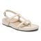 Vionic Adley Womens Quarter/Ankle/T-Strap Sandals - Cream - Angle main