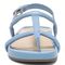 Vionic Adley Womens Quarter/Ankle/T-Strap Sandals - Blue Shadow - Front