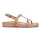 Vionic Adley Womens Quarter/Ankle/T-Strap Sandals - Macaroon - Right side