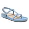 Vionic Adley Womens Quarter/Ankle/T-Strap Sandals - Blue Shadow - Angle main