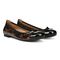Vionic Amorie Women's Orthotic Supportive Ballet Flat - Free Shipping - Black/leopard Patent - Pair