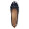 Vionic Amorie Women's Orthotic Supportive Ballet Flat - Free Shipping - Navy Patent - Top