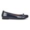 Vionic Amorie Women's Orthotic Supportive Ballet Flat - Free Shipping - Navy Patent - Right side