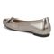 Vionic Amorie Women's Orthotic Supportive Ballet Flat - Free Shipping - Pewter Met Leather - Back angle