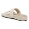 Vionic Mayla Womens Slide Sandals - Cream - Back angle