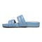 Vionic Mayla Womens Slide Sandals - Blue Shadow - Left Side