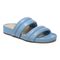 Vionic Mayla Womens Slide Sandals - Blue Shadow - Angle main