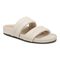 Vionic Mayla Womens Slide Sandals - Cream - Angle main