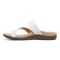 Vionic Morgan Womens Thong Sandals - White - Left Side