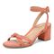 Vionic Rosabel Womens Quarter/Ankle/T-Strap Sandals - Terra Cotta - Left angle