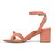 Vionic Rosabel Womens Quarter/Ankle/T-Strap Sandals - Terra Cotta - Left Side