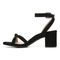 Vionic Rosabel Womens Quarter/Ankle/T-Strap Sandals - Black - Left Side
