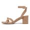 Vionic Rosabel Womens Quarter/Ankle/T-Strap Sandals - Wheat - Left Side