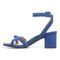Vionic Rosabel Womens Quarter/Ankle/T-Strap Sandals - Classic Blue - Left Side
