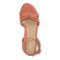 Vionic Rosabel Womens Quarter/Ankle/T-Strap Sandals - Terra Cotta - Top