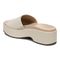 Vionic Trista Women's Slide Wedge Sandal with Arch Support - Cream - Back angle
