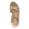 Vionic Bonita Womens Quarter/Ankle/T-Strap Wedge - Gold - Top