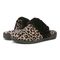 Vionic Adjustable Slipper with Orthotic Arch Support - Indulge Marielle - Natural Leopard - pair left angle