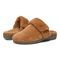 Vionic Adjustable Slipper with Orthotic Arch Support - Indulge Marielle - Toffee - pair left angle