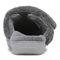 Vionic Adjustable Slipper with Orthotic Arch Support - Indulge Marielle - Charcoal - Back