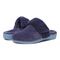 Vionic Adjustable Slipper with Orthotic Arch Support - Indulge Marielle - Blue Ribbon - pair left angle