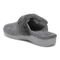 Vionic Adjustable Slipper with Orthotic Arch Support - Indulge Marielle - Charcoal - Back angle