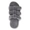Vionic Adjustable Open-Toe Slipper with Orthotic Arch Support - Indulge Snooze - Charcoal - Top