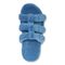 Vionic Adjustable Open-Toe Slipper with Orthotic Arch Support - Indulge Snooze - Horizon Blue - Top