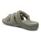 Vionic Adjustable Open-Toe Slipper with Orthotic Arch Support - Indulge Snooze - Army Green - Back angle