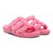 Vionic Adjustable Open-Toe Slipper with Orthotic Arch Support - Indulge Snooze - Electric Pink - Pair