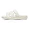 Vionic Adjustable Open-Toe Slipper with Orthotic Arch Support - Indulge Snooze - Marshmellow - Left Side